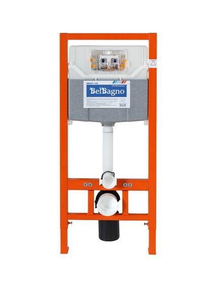 Купить Инсталляция BelBagno BB001-120 для подвесного унитаза без клавиши смыва (bb001-120) по цене 19900 руб., в Санкт-Петебруге в интернет магазине 100-Систем, а также дургие товары BelBagno из раздела Инсталляции для унитазов и Инсталляции
