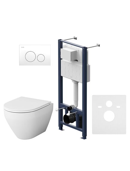 Купить Комплект унитаза с инсталляцией AM.PM Spirit V2.0 FlashClean IS49001.701700 с сиденьем Микролифт и клавишей смыва Белый (is49001.701700) по цене 50290 руб., в Санкт-Петебруге в интернет магазине 100-Систем, а также дургие товары AM.PM из раздела Готовые решения и Инсталляции Купить Комплект унитаза с инсталляцией AM.PM Spirit V2.0 FlashClean IS49001.701700 с сиденьем Микролифт и клавишей смыва Белый (is49001.701700) по цене 50290 руб., в Санкт-Петебруге в интернет магазине 100-Систем, а также дургие товары AM.PM из раздела Готовые решения и Инсталляции