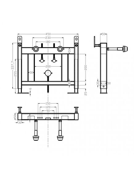 Купить Инсталляция для биде TIMO TWB-02 (twb-02) по цене 10900 руб., в Санкт-Петебруге в интернет магазине 100-Систем, а также дургие товары TIMO из раздела Инсталляции для биде и Инсталляции