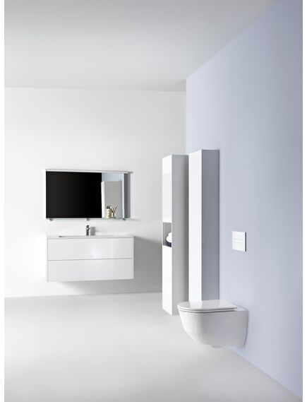 Купить ПЭК Laufen Pro 8.6996.6.000.000.R подвесной унитаз + инсталляция + кнопка + сиденье (8.6996.6.000.000.r) по цене 41987 руб., в Санкт-Петебруге в интернет магазине 100-Систем, а также дургие товары LAUFEN из раздела Готовые решения и Инсталляции