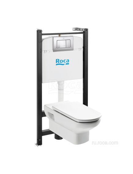 Купить Комплект унитаз с инсталляцией Roca Dama Senso 893104090  (893104090) по цене 31372.77 руб., в Санкт-Петебруге в интернет магазине 100-Систем, а также дургие товары ROCA из раздела Готовые решения и Инсталляции