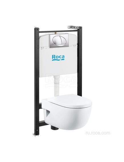 Купить Комплект унитаз с инсталляцией Roca Meridian 893104110 (893104110) по цене 39034.59 руб., в Санкт-Петебруге в интернет магазине 100-Систем, а также дургие товары ROCA из раздела Готовые решения и Инсталляции