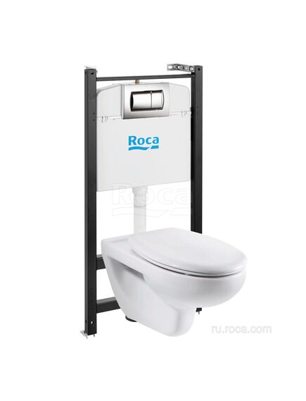 Купить Комплект унитаз с инсталляцией Roca Victoria 893100000  (893100000) по цене 31004.96 руб., в Санкт-Петебруге в интернет магазине 100-Систем, а также дургие товары ROCA из раздела Готовые решения и Инсталляции