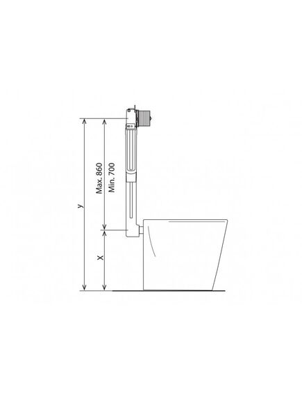 Купить Смывной бачок BelBagno CS BB025-CS для унитаза без клавиши смыва (bb025-cs) по цене 13000 руб., в Санкт-Петебруге в интернет магазине 100-Систем, а также дургие товары BelBagno из раздела Смывные бачки скрытого монтажа и Инсталляции