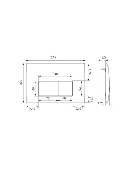 Купить Комплект 2 в 1: инсталляция и клавиша смыва, хром, Optima Home, IDDIS, OPH00GCi32K (oph00gci32k) по цене 23590 руб., в Санкт-Петебруге в интернет магазине 100-Систем, а также дургие товары IDDIS из раздела Инсталляции для унитазов и Инсталляции
