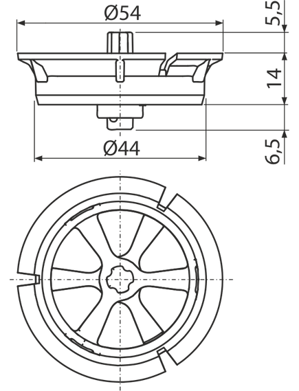 Купить ALCA PLAST Регулятор скорости потока воды, арт. P115 (p115) по цене 2283 руб., в Санкт-Петебруге в интернет магазине 100-Систем, а также дургие товары AlcaPlast из раздела Комплектующие и Инсталляции