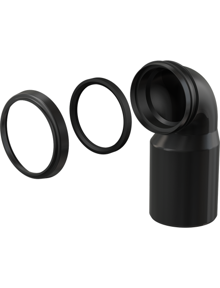 Купить ALCA PLAST Колено стока, комплект 90/110, арт. M906 (m906) по цене 1562 руб., в Санкт-Петебруге в интернет магазине 100-Систем, а также дургие товары AlcaPlast из раздела Комплектующие и Инсталляции