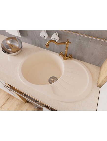 Купить Кухонная мойка БЕРТА 760 (25.040.c0760.401) по цене 7098 руб., в Санкт-Петебруге в интернет магазине 100-Систем, а также дургие товары Dr. Gans из раздела Врезные мойки и Кухонные мойки