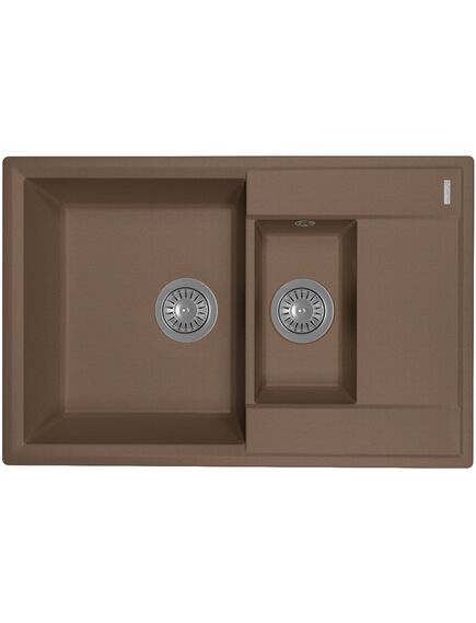 Купить Кухонная мойка КОНСУЛ 760K (23.025.d0760.303) по цене 13468 руб., в Санкт-Петебруге в интернет магазине 100-Систем, а также дургие товары Florentina из раздела Врезные мойки и Кухонные мойки