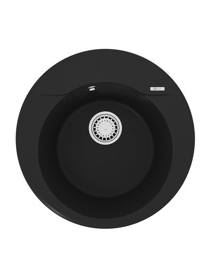 Купить Кухонная мойка Lemark SULA 500 врезная круглая из кварцгранита цвет: Антрацит (9910001) по цене 13750 руб., в Санкт-Петебруге в интернет магазине 100-Систем, а также дургие товары LEMARK из раздела Врезные мойки и Кухонные мойки