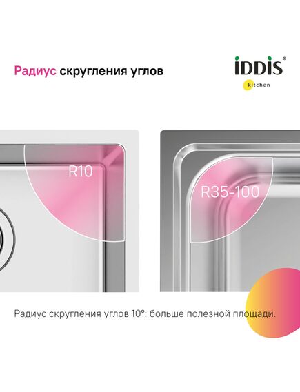 Купить Мойка, нерж.сталь, универсального монтажа, сатин, 540*440, Prime, IDDIS, PRI54S0i77 (pri54s0i77) по цене 20890 руб., в Санкт-Петебруге в интернет магазине 100-Систем, а также дургие товары IDDIS из раздела Врезные мойки и Кухонные мойки