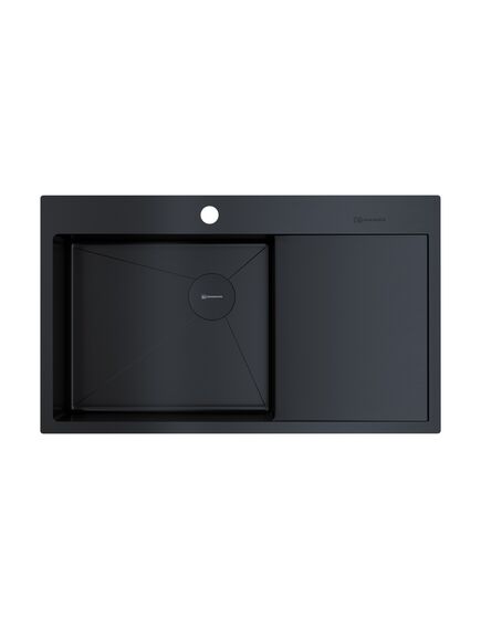 Купить Мойка Akisame 86-L Side-GB нерж. сталь/графит (4997043) по цене 79888 руб., в Санкт-Петебруге в интернет магазине 100-Систем, а также дургие товары Omoikiri из раздела Врезные мойки и Кухонные мойки