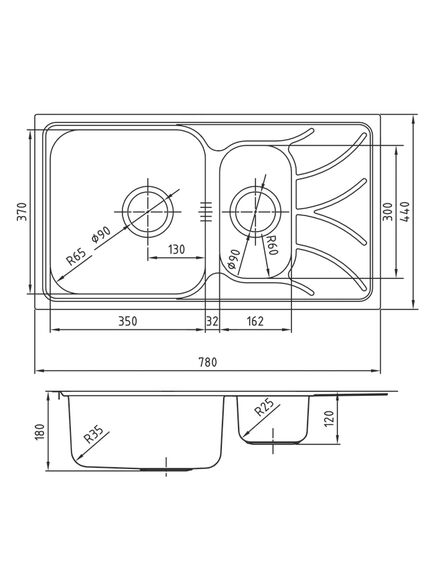 Купить Мойка с сифоном арт. S21UPS0i84, нерж. сталь, шелк, 1 1/2, 780*440, Arro S, IDDIS, ARR78S1i77S (arr78s1i77s) по цене 11990 руб., в Санкт-Петебруге в интернет магазине 100-Систем, а также дургие товары IDDIS из раздела Врезные мойки и Кухонные мойки