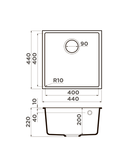 Купить Кухонная мойка Omoikiri Bosen 44-U-PL 4997007 Платина (4997007) по цене 35488 руб., в Санкт-Петебруге в интернет магазине 100-Систем, а также дургие товары Omoikiri из раздела Врезные мойки и Кухонные мойки
