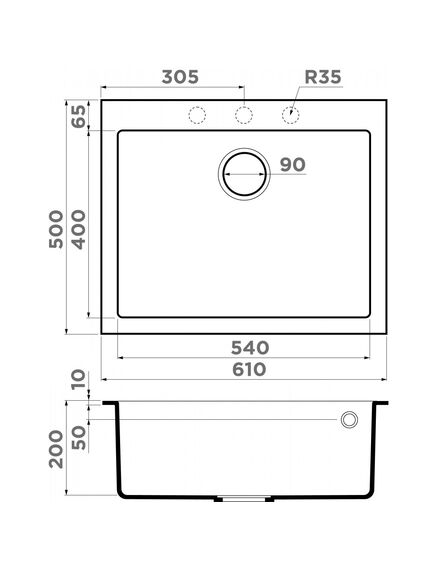 Купить Мойка Bosen 61-ES Tetogranit/espresso (4997211) по цене 39488 руб., в Санкт-Петебруге в интернет магазине 100-Систем, а также дургие товары Omoikiri из раздела Врезные мойки и Кухонные мойки