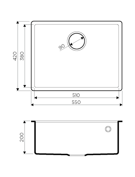 Купить Кухонная мойка Omoikiri Tedori 54-U-BE Tetogranit/ваниль (4993989) по цене 37188 руб., в Санкт-Петебруге в интернет магазине 100-Систем, а также дургие товары Omoikiri из раздела Врезные мойки и Кухонные мойки