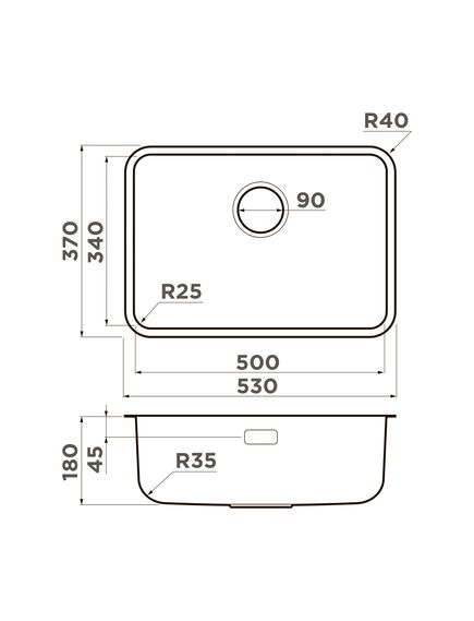 Купить Мойка Omi 53-U/I-LG Ultra Mini нерж.сталь/светлое золото (4997406) по цене 26788 руб., в Санкт-Петебруге в интернет магазине 100-Систем, а также дургие товары Omoikiri из раздела Врезные мойки и Кухонные мойки