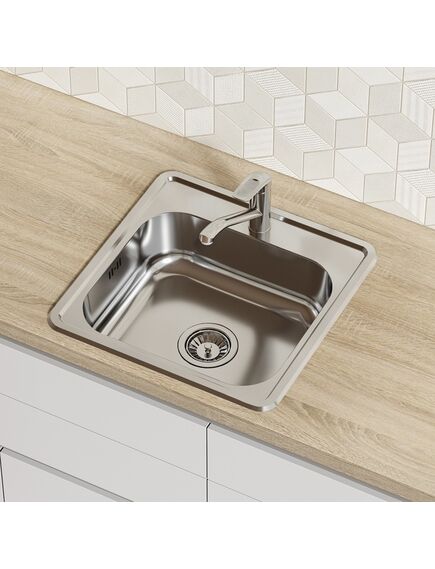 Купить Мойка с сифоном арт. S11UPS0i84, нерж. сталь, полир., 485*485, Strit S, IDDIS, STR48P0i77S (str48p0i77s) по цене 10290 руб., в Санкт-Петебруге в интернет магазине 100-Систем, а также дургие товары IDDIS из раздела Врезные мойки и Кухонные мойки