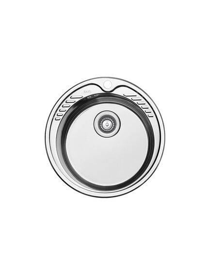 Купить Мойка с сифоном арт. S11UPS0i84, нерж. сталь, шелк, D510, Suno S, IDDIS, SUN51S0i77S (sun51s0i77s) по цене 9090 руб., в Санкт-Петебруге в интернет магазине 100-Систем, а также дургие товары IDDIS из раздела Врезные мойки и Кухонные мойки