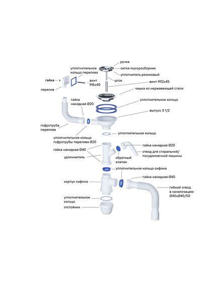 Купить Мойка с сифоном арт. S11UPS0i84, нерж. сталь, шелк, D510, Suno S, IDDIS, SUN51S0i77S (sun51s0i77s) по цене 9090 руб., в Санкт-Петебруге в интернет магазине 100-Систем, а также дургие товары IDDIS из раздела Врезные мойки и Кухонные мойки