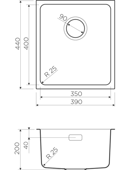 Купить Кухонная мойка Omoikiri Tadzava 39-U GM Вороненая сталь 4993079 (4993079) по цене 34488 руб., в Санкт-Петебруге в интернет магазине 100-Систем, а также дургие товары Omoikiri из раздела Врезные мойки и Кухонные мойки
