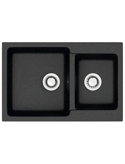 Купить AZARIO кухонная мойка Grand (765х500х190) Черный  (cs00079903) по цене 8113.5 руб., в Санкт-Петебруге в интернет магазине 100-Систем, а также дургие товары Azario из раздела Двойные мойки и Кухонные мойки