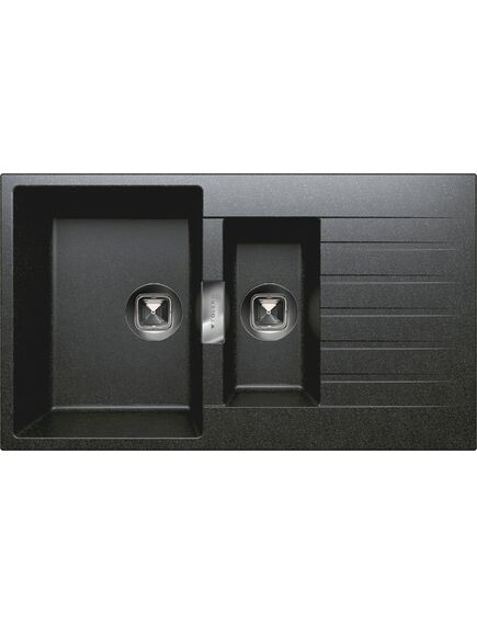 Купить Кухонная каменная мойка TOLERO Loft TL-860 черная (473905) по цене 15900 руб., в Санкт-Петебруге в интернет магазине 100-Систем, а также дургие товары TOLERO из раздела Двойные мойки и Кухонные мойки