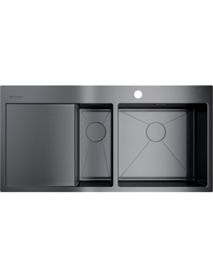 Купить Кухонная мойка Omoikiri Akisame 100-2-GM-R (4973104) по цене 98888 руб., в Санкт-Петебруге в интернет магазине 100-Систем, а также дургие товары Omoikiri из раздела Двойные мойки и Кухонные мойки