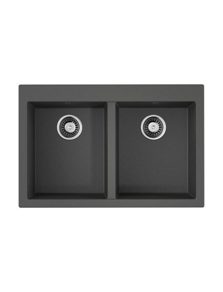 Купить Кухонная мойка Omoikiri Bosen 80-2-PL Tetogranit/платина (4993843) по цене 47588 руб., в Санкт-Петебруге в интернет магазине 100-Систем, а также дургие товары Omoikiri из раздела Двойные мойки и Кухонные мойки