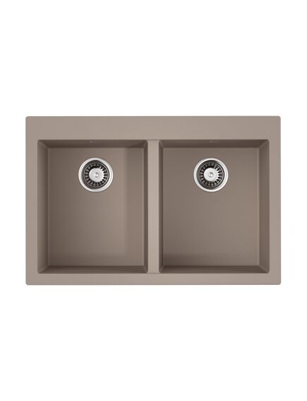 Купить Кухонная мойка Omoikiri Bosen 80-2-SA 4993838 Бежевая (4993838) по цене 47588 руб., в Санкт-Петебруге в интернет магазине 100-Систем, а также дургие товары Omoikiri из раздела Двойные мойки и Кухонные мойки