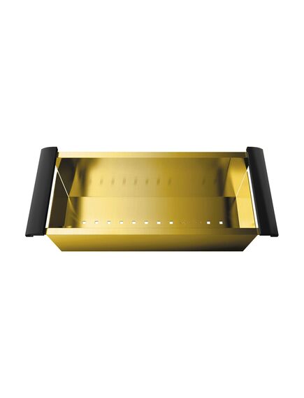 Купить Коландер Omoikiri CO-02-PVD-LG (4999003) по цене 14488 руб., в Санкт-Петебруге в интернет магазине 100-Систем, а также дургие товары Omoikiri из раздела Комплектующие и Кухонные мойки