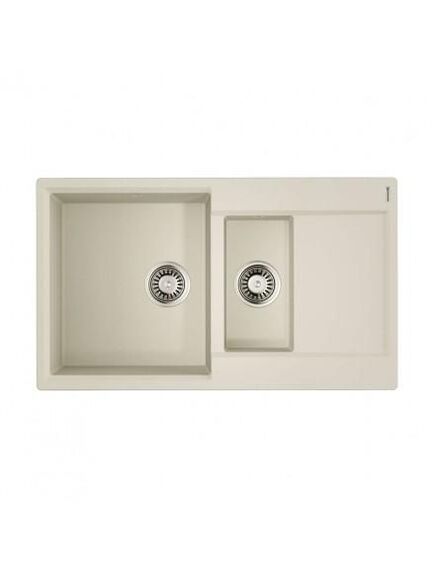 Купить Кухонная мойка Omoikiri Daisen 86-2-PA 4993473 Пастила (4993473) по цене 29188 руб., в Санкт-Петебруге в интернет магазине 100-Систем, а также дургие товары Omoikiri из раздела Двойные мойки и Кухонные мойки
