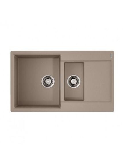 Купить Кухонная мойка Omoikiri Daisen 86-2-SA 4993478 Бежевая (4993478) по цене 29188 руб., в Санкт-Петебруге в интернет магазине 100-Систем, а также дургие товары Omoikiri из раздела Двойные мойки и Кухонные мойки