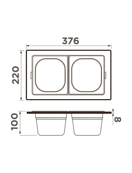Купить Контейнер Omoikiri DC-04-2-LG (4999086) по цене 42888 руб., в Санкт-Петебруге в интернет магазине 100-Систем, а также дургие товары Omoikiri из раздела Комплектующие и Кухонные мойки