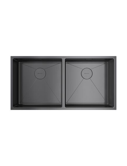 Купить Кухонная мойка Omoikiri Taki 86-2-U/IF-GM 4993793 Вороненая сталь (4993793) по цене 69288 руб., в Санкт-Петебруге в интернет магазине 100-Систем, а также дургие товары Omoikiri из раздела Двойные мойки и Кухонные мойки