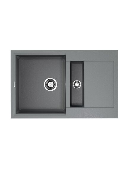 Купить Кухонная мойка Omoikiri Sakaime 78-2-GR Tetogranit/leningrad grey (4993559) по цене 35988 руб., в Санкт-Петебруге в интернет магазине 100-Систем, а также дургие товары Omoikiri из раздела Двойные мойки и Кухонные мойки