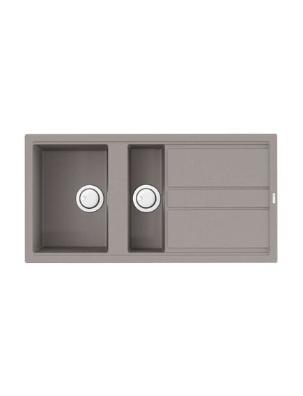 Купить Кухонная мойка Omoikiri Kitagawa 100-2-GR Artceramic/leningrad grey (4993804) по цене 70888 руб., в Санкт-Петебруге в интернет магазине 100-Систем, а также дургие товары Omoikiri из раздела Двойные мойки и Кухонные мойки