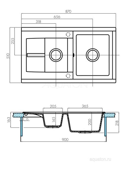 Купить Мойка для кухни из литого мрамора AQUATON Делия 87 серый 1A716232DE230 (1a716232de230) по цене 14718.7 руб., в Санкт-Петебруге в интернет магазине 100-Систем, а также дургие товары AQUATON из раздела Двойные мойки и Кухонные мойки