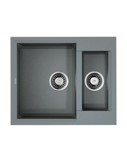 Купить Кухонная мойка Omoikiri Sakaime 60-2-GR Tetogranit/leningrad grey (4993554) по цене 40688 руб., в Санкт-Петебруге в интернет магазине 100-Систем, а также дургие товары Omoikiri из раздела Двойные мойки и Кухонные мойки