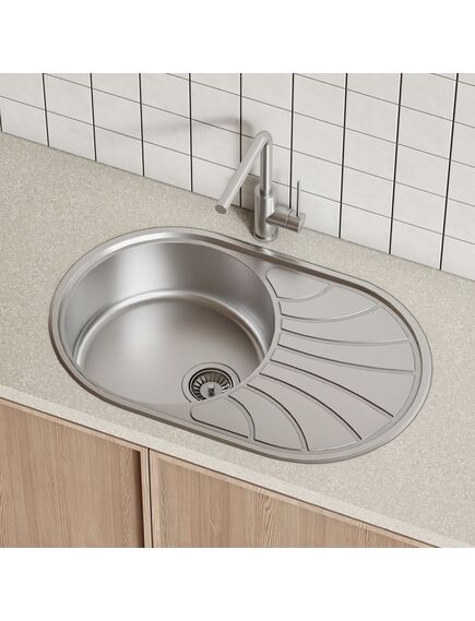 Купить Мойка с сифоном арт. S11UPS0i84, нерж. сталь, шелк, 770*480, Suno S, IDDIS, SUN77SDi77S (sun77sdi77s) по цене 10390 руб., в Санкт-Петебруге в интернет магазине 100-Систем, а также дургие товары IDDIS из раздела Врезные мойки и Кухонные мойки