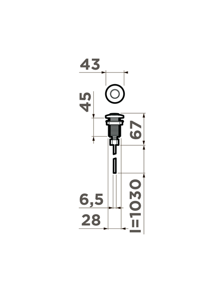 Купить Пневматическая кнопка для измельчителя Omoikiri SW-01-G (4996043) по цене 5688 руб., в Санкт-Петебруге в интернет магазине 100-Систем, а также дургие товары Omoikiri из раздела Комплектующие и Кухонные мойки