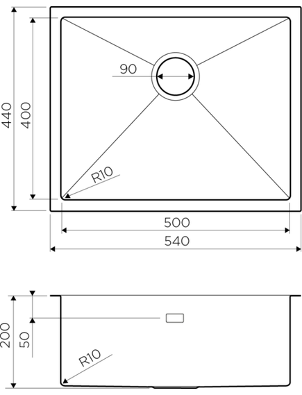 Купить Кухонная мойка Omoikiri Taki 54-U/IF-GM (4973107) по цене 49288 руб., в Санкт-Петебруге в интернет магазине 100-Систем, а также дургие товары Omoikiri из раздела Интегрированные мойки и Кухонные мойки