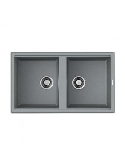 Купить Кухонная мойка Omoikiri Tedori 86-2-GR Tetogranit/leningrad grey (4993572) по цене 53188 руб., в Санкт-Петебруге в интернет магазине 100-Систем, а также дургие товары Omoikiri из раздела Двойные мойки и Кухонные мойки
