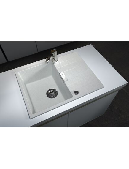 Купить Кухонная каменная мойка TOLERO Loft TL-650 черная (473660) по цене 12500 руб., в Санкт-Петебруге в интернет магазине 100-Систем, а также дургие товары TOLERO из раздела Накладные мойки и Кухонные мойки