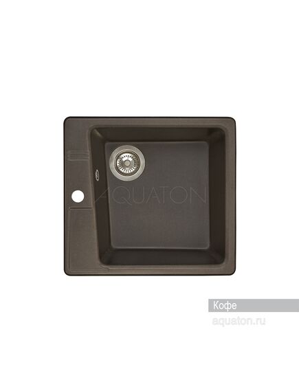 Купить Мойка для кухни из литого мрамора AQUATON Парма квадратная кофе 1A713032PM280 (1a713032pm280) по цене 9156.7 руб., в Санкт-Петебруге в интернет магазине 100-Систем, а также дургие товары AQUATON из раздела Накладные мойки и Кухонные мойки