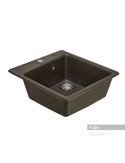 Купить Мойка для кухни из литого мрамора AQUATON Парма квадратная кофе 1A713032PM280 (1a713032pm280) по цене 9156.7 руб., в Санкт-Петебруге в интернет магазине 100-Систем, а также дургие товары AQUATON из раздела Накладные мойки и Кухонные мойки
