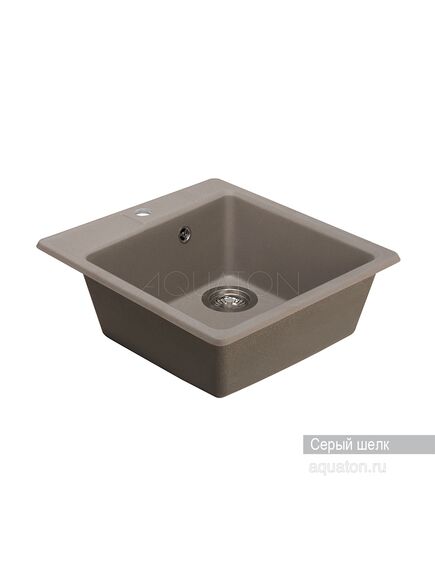Купить Мойка для кухни из литого мрамора AQUATON Парма квадратная серый шелк 1A713032PM250 (1a713032pm250) по цене 9156.7 руб., в Санкт-Петебруге в интернет магазине 100-Систем, а также дургие товары AQUATON из раздела Накладные мойки и Кухонные мойки