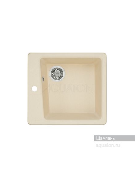 Купить Мойка для кухни из литого мрамора AQUATON Парма квадратная шампань 1A713032PM290 (1a713032pm290) по цене 9156.7 руб., в Санкт-Петебруге в интернет магазине 100-Систем, а также дургие товары AQUATON из раздела Накладные мойки и Кухонные мойки