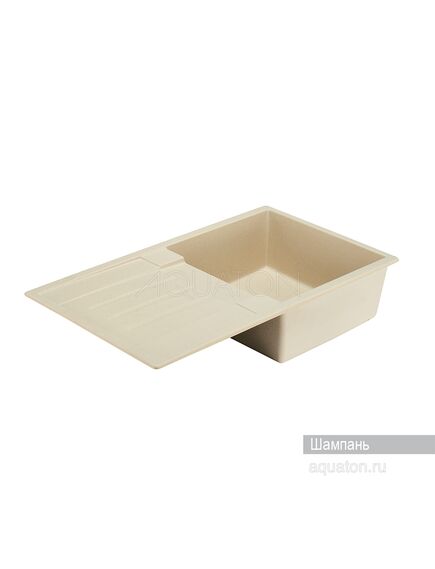 Купить Мойка для кухни из литого мрамора AQUATON Верона прямоугольная с крылом шампань 1A710032VR290 (1a710032vr290) по цене 10702 руб., в Санкт-Петебруге в интернет магазине 100-Систем, а также дургие товары AQUATON из раздела Накладные мойки и Кухонные мойки