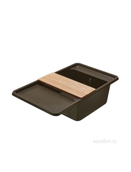 Купить Мойка для кухни из литого мрамора AQUATON Беллис 87 кофе 1A724832BS280 (1a724832bs280) по цене 14719 руб., в Санкт-Петебруге в интернет магазине 100-Систем, а также дургие товары AQUATON из раздела Накладные мойки и Кухонные мойки